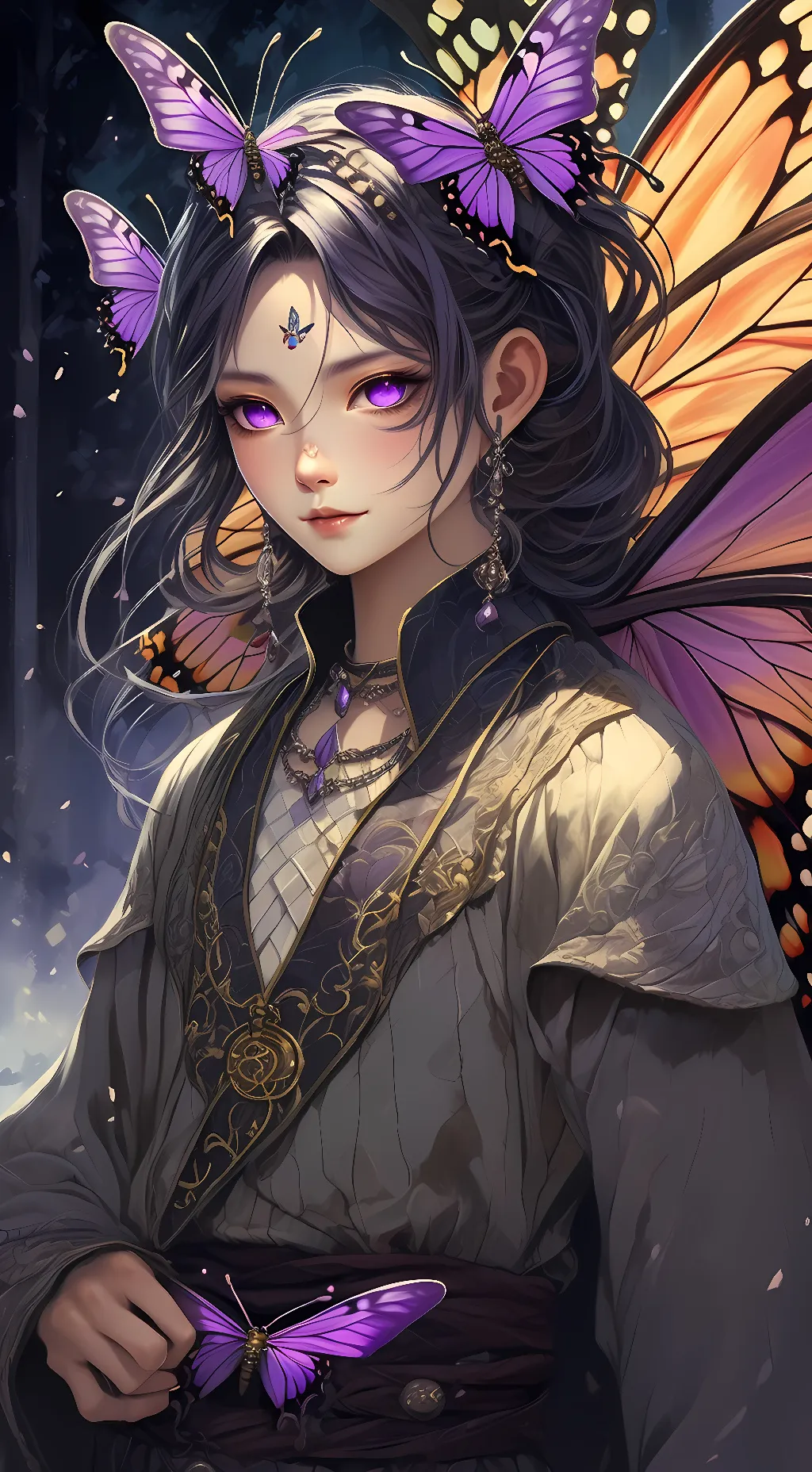 ai character: shinbou  background