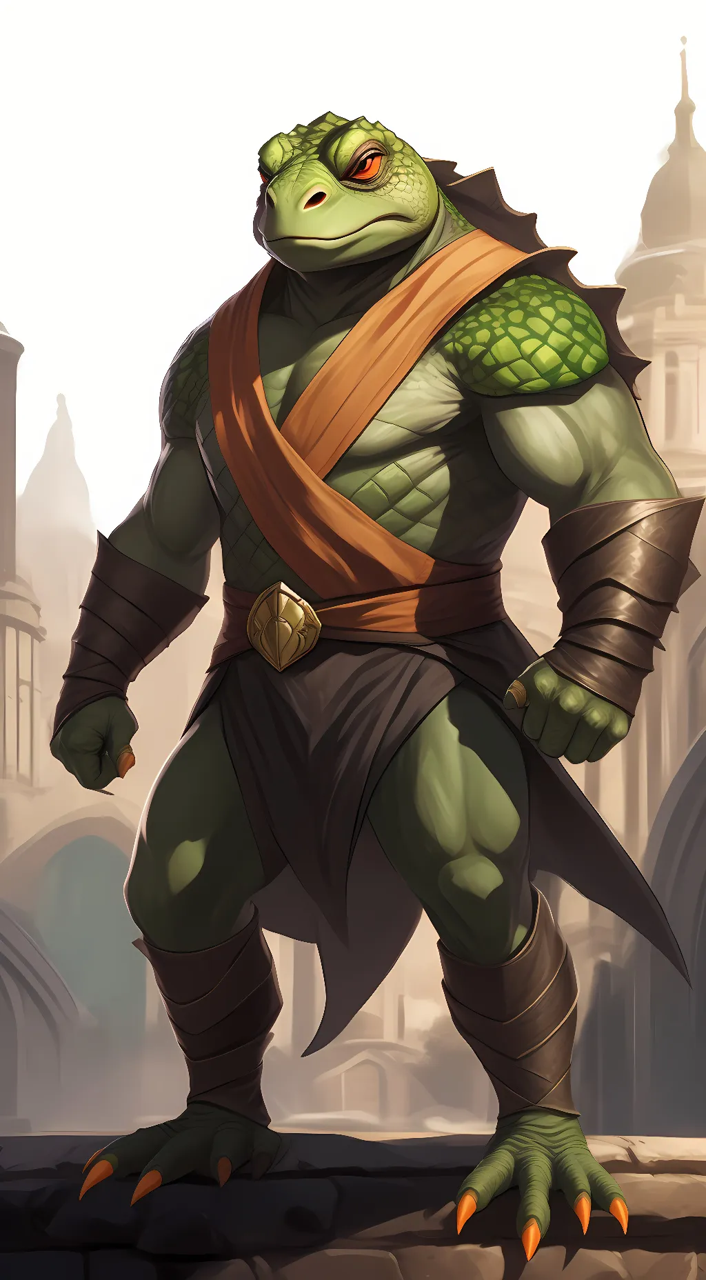 ai character: Rottmnt  background