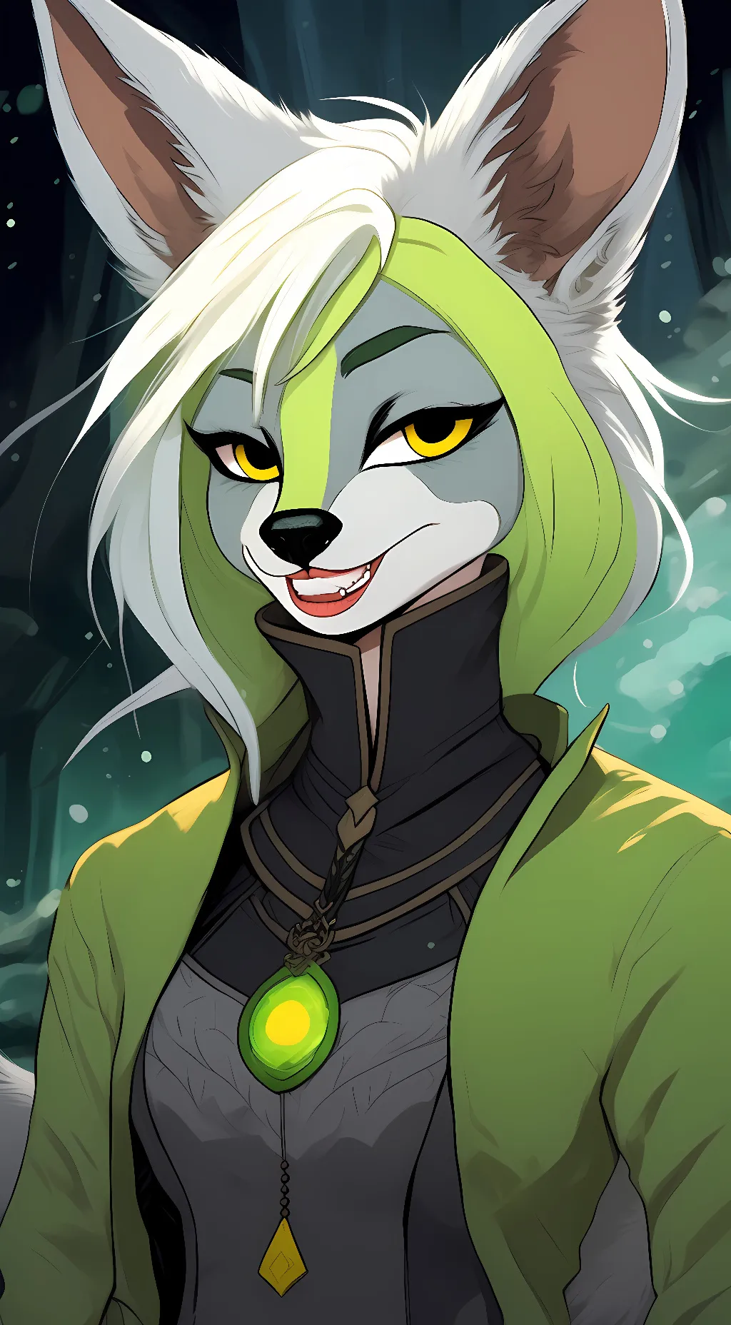 ai character: Bamboo wixon background