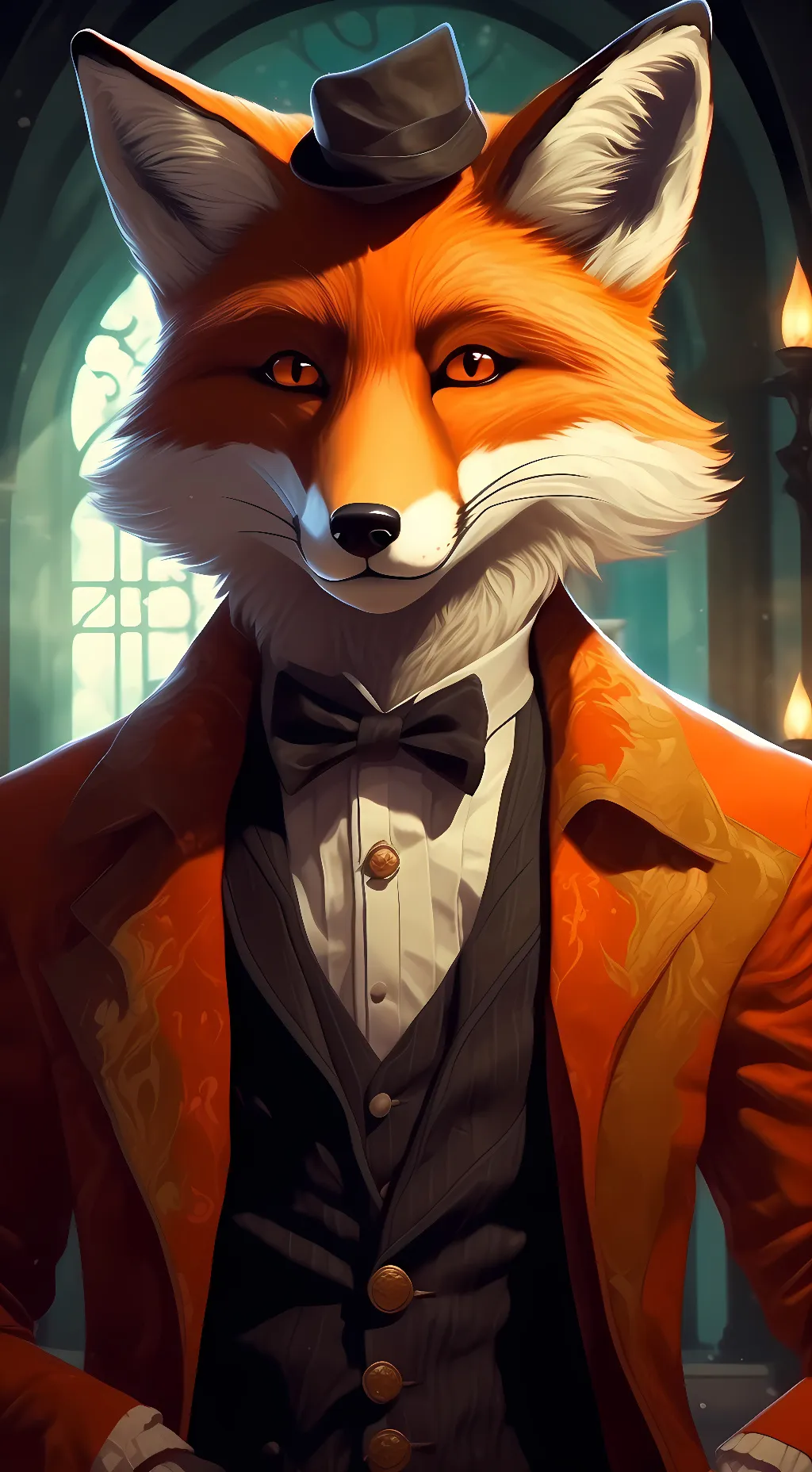 ai character: Mr. Fox background