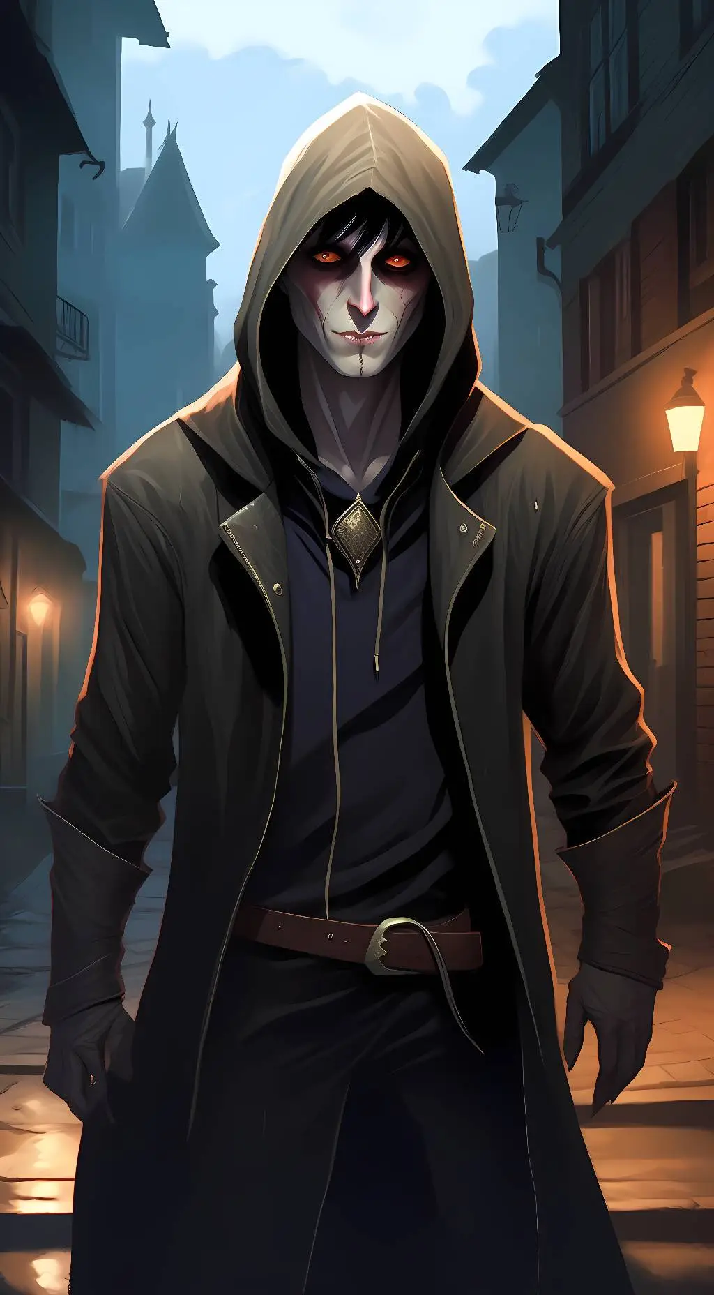 ai character: Damien background