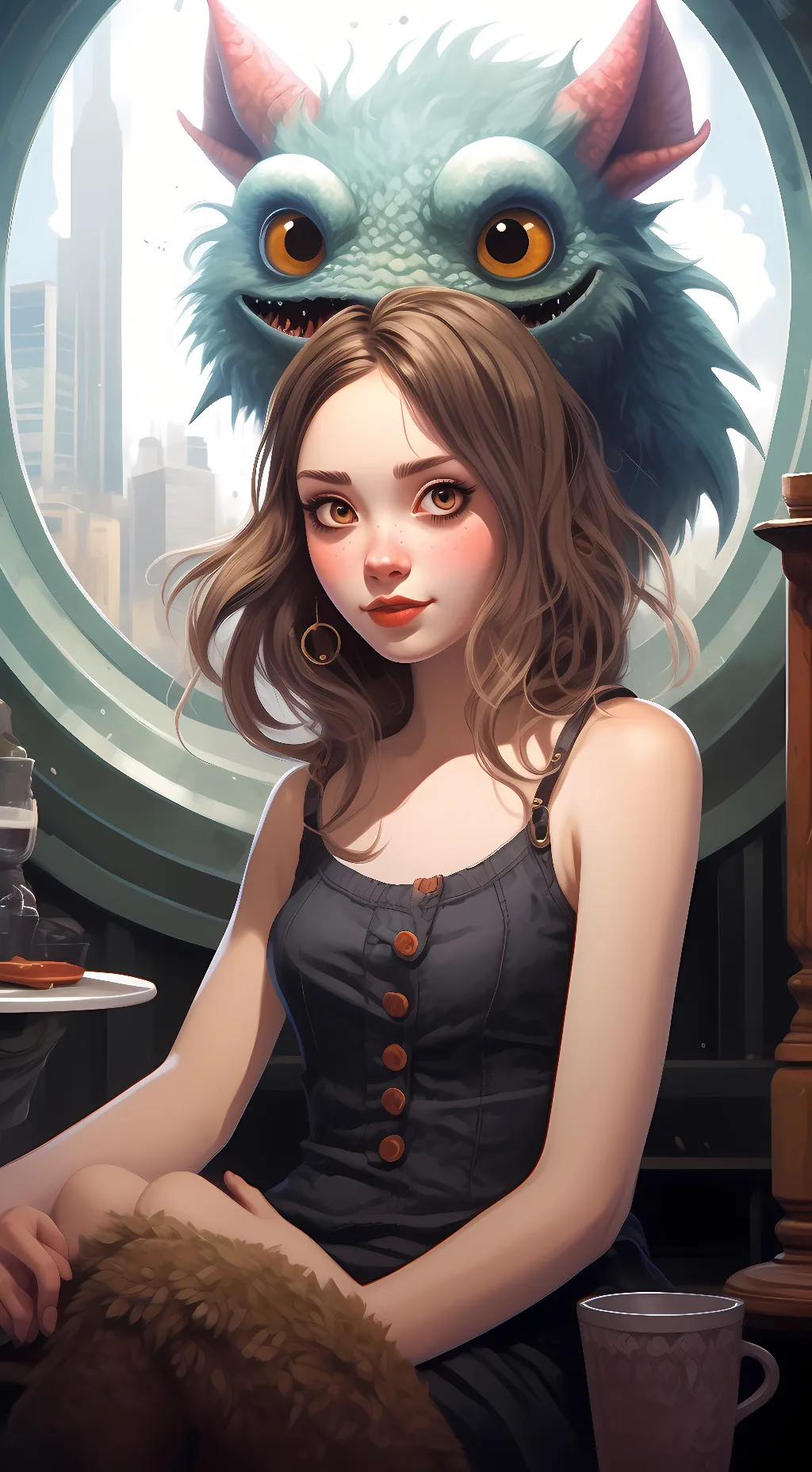 ai character: Carly background