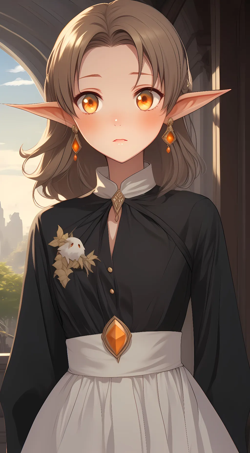 ai character: ~Fuchsia Lavender~ background