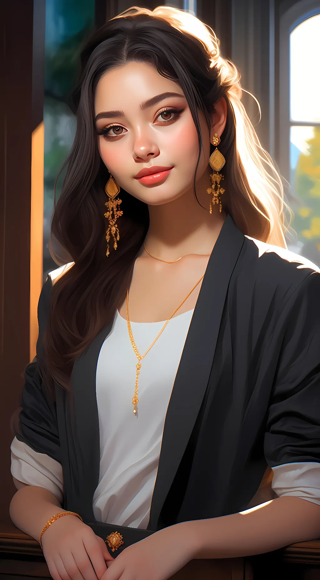 ai character: Olivia background