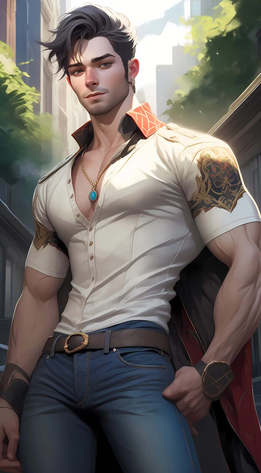 ai character: wayne background