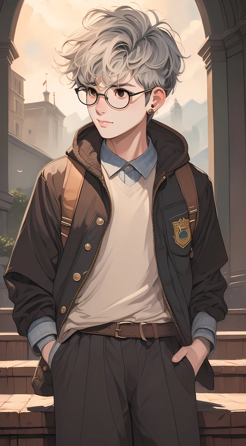 ai character: Oliver background