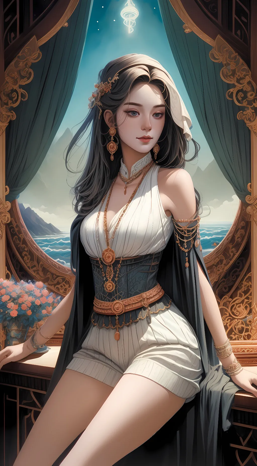 ai character: Elizabeth Warren  background