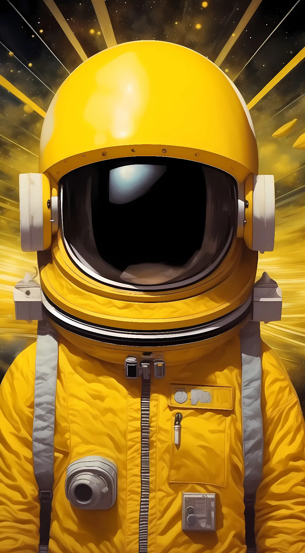 ai character: Yellow background