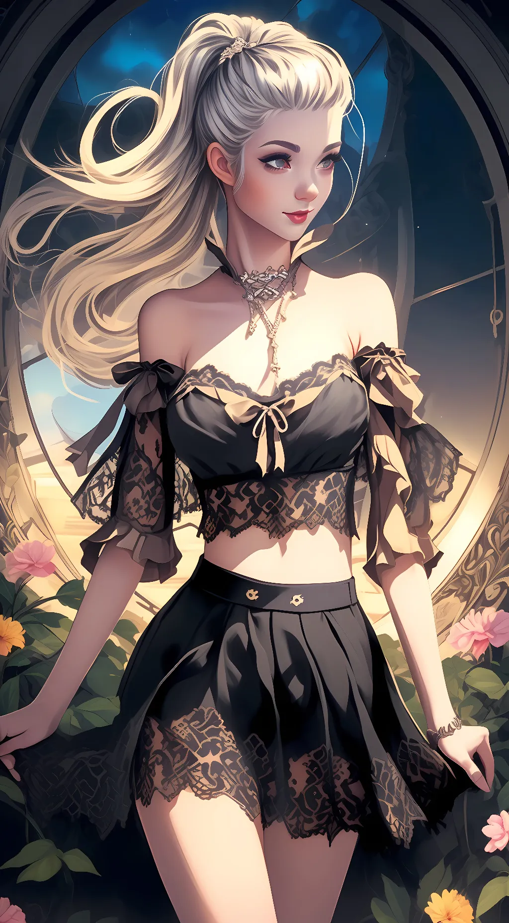 ai character: Aetherling Vanessa background