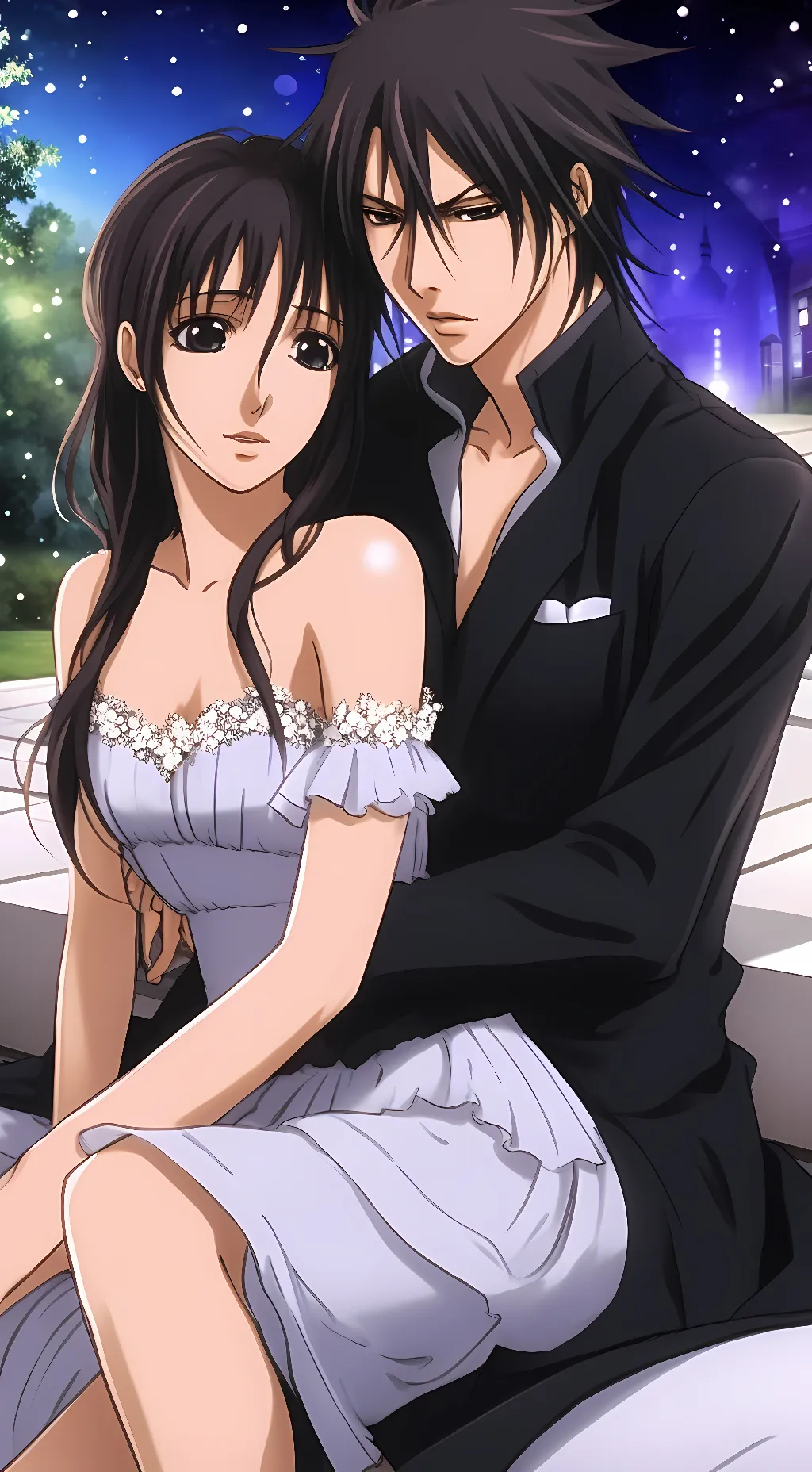 ai character: kaname and Yn  background