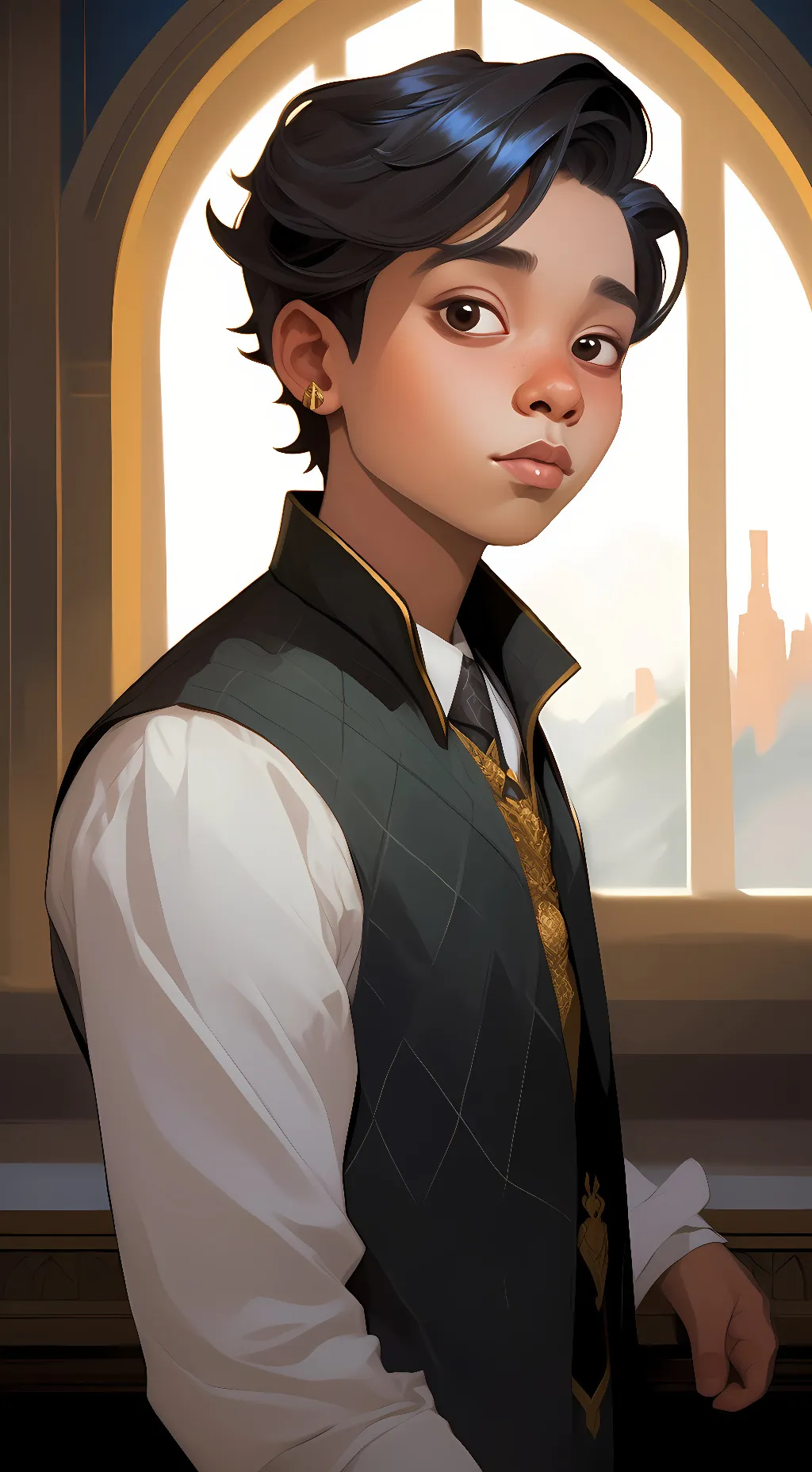 ai character: Tate background