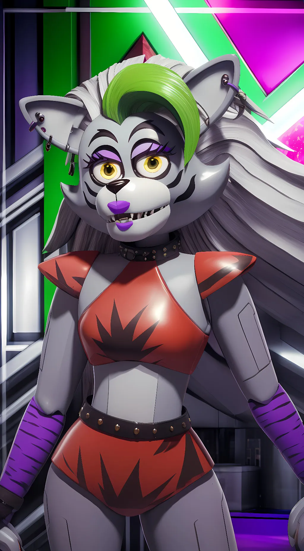 ai character: Roxanne Wolf background