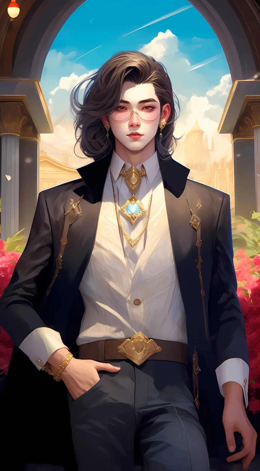 ai character: Milo  background