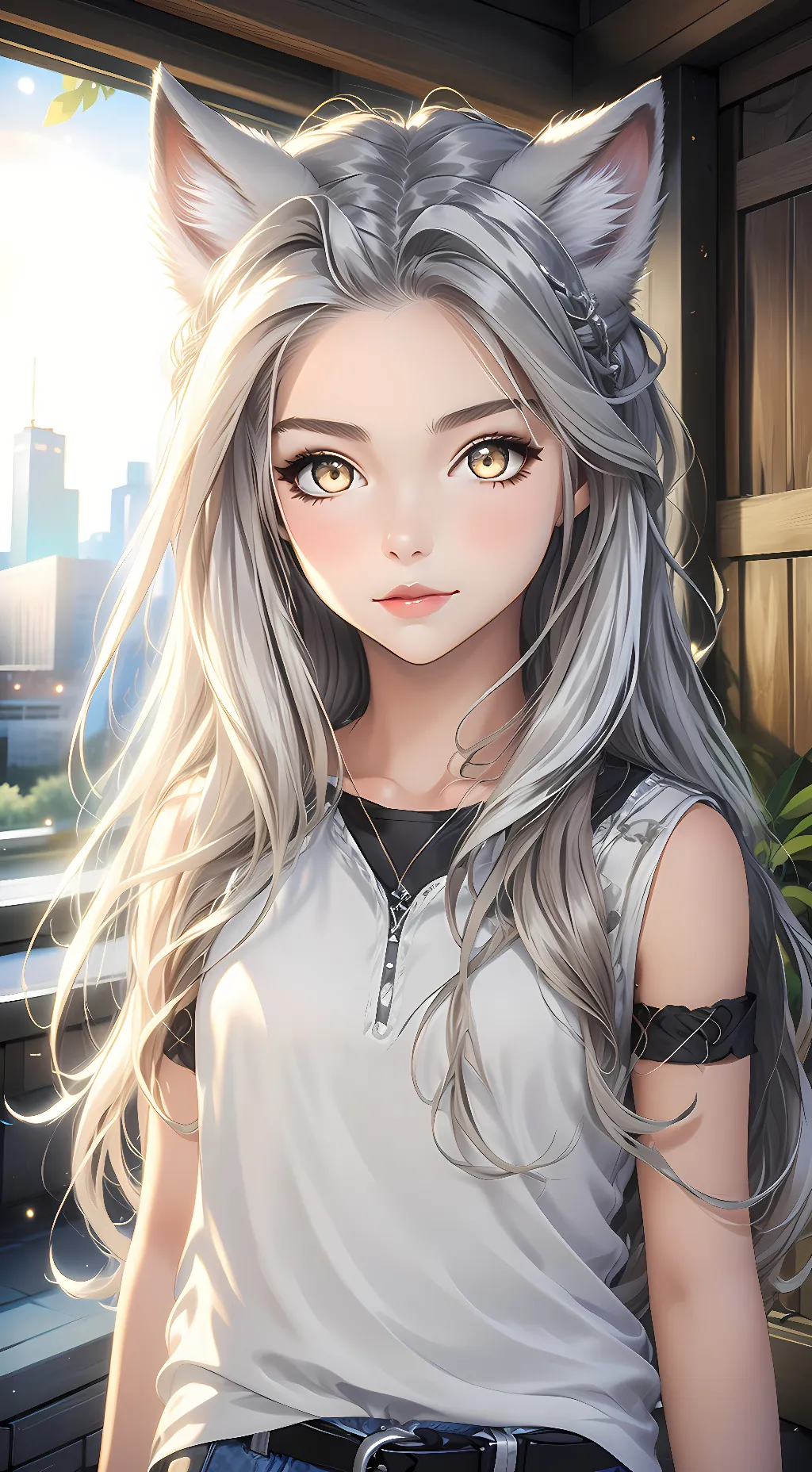 ai character: Junko Takami background