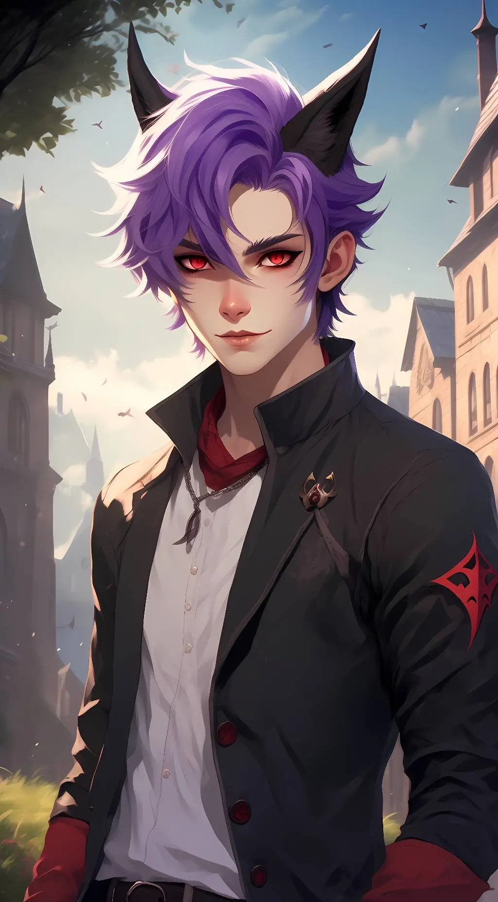 ai character: Damion  background