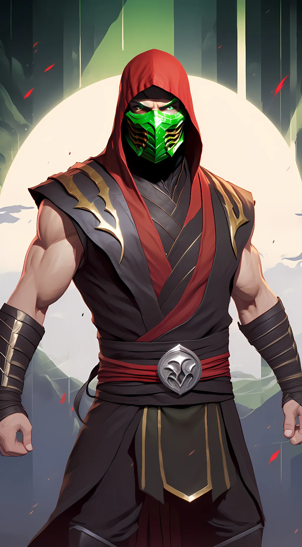 ai character: Ermac background