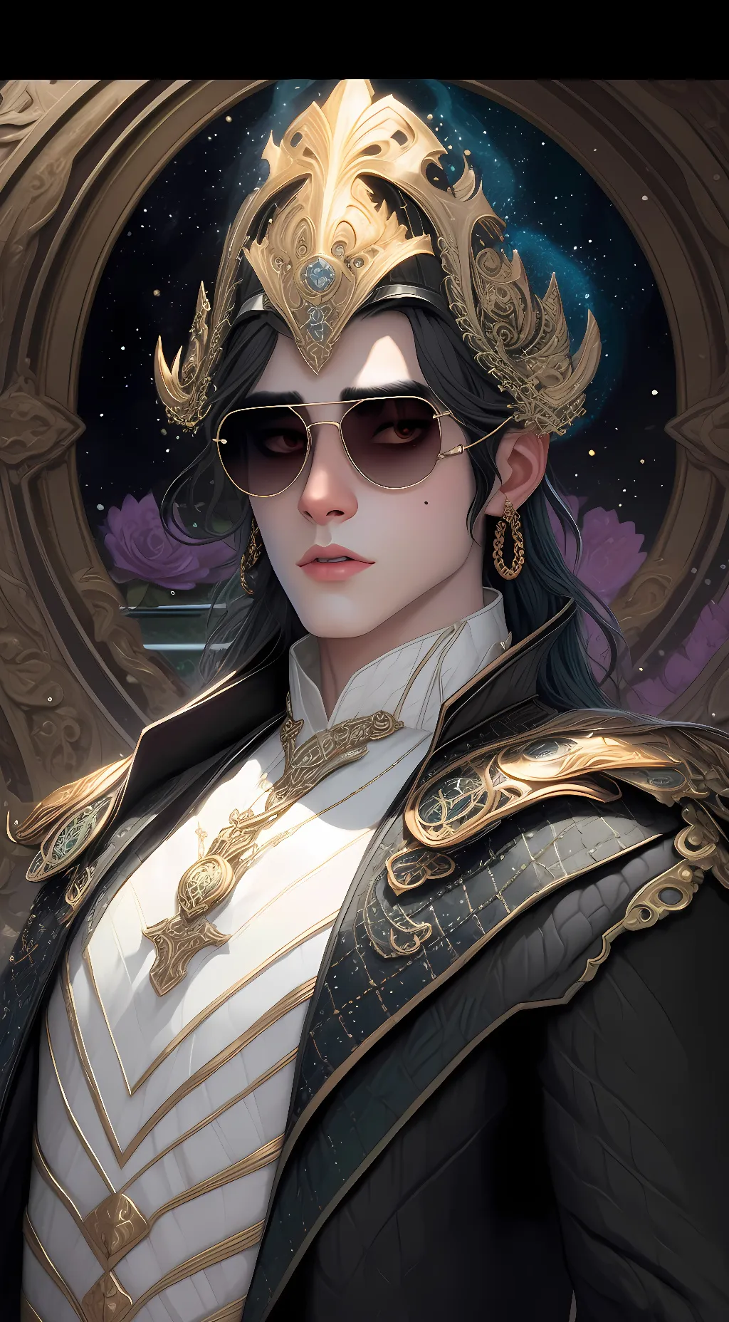 ai character: Adrian  background