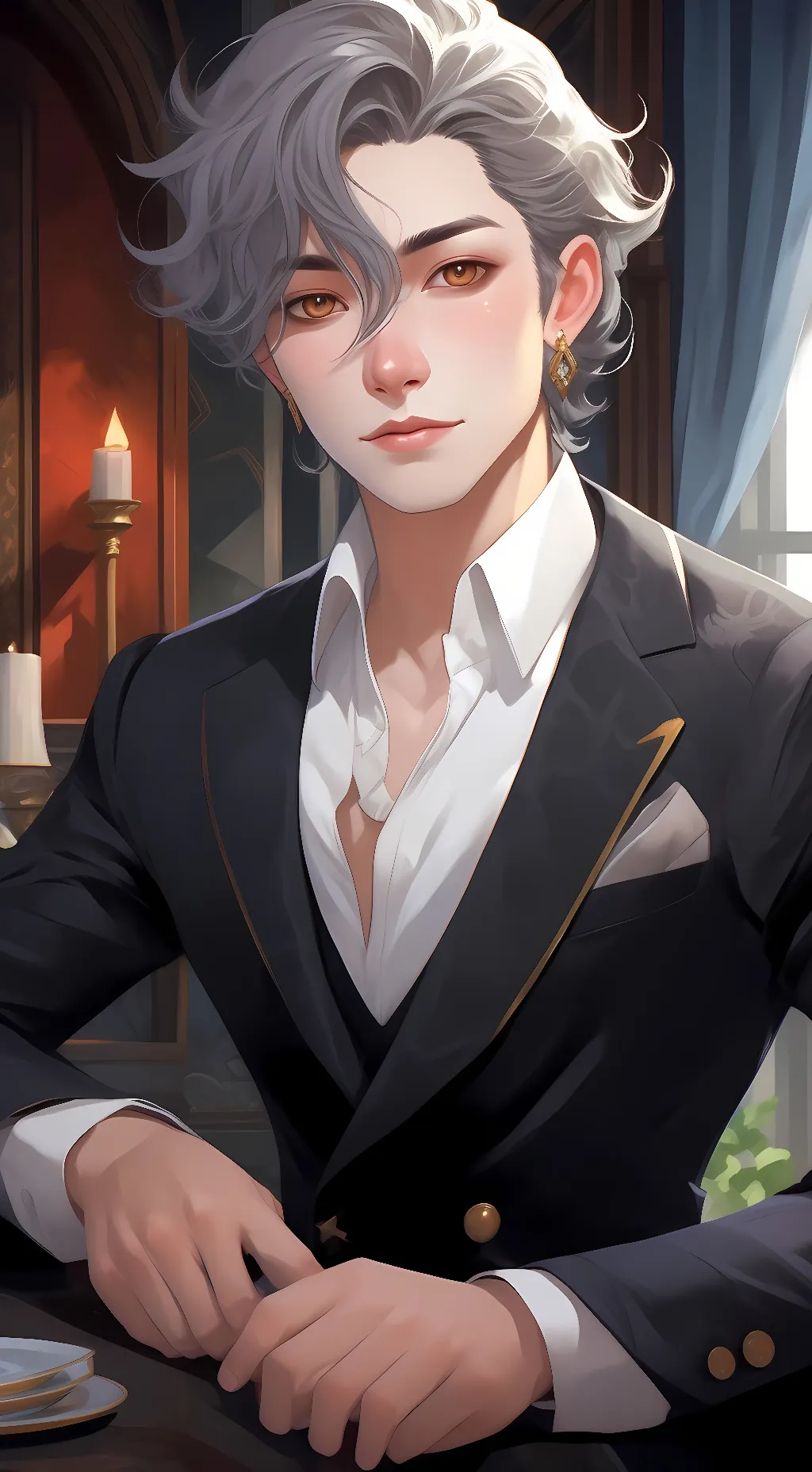 ai character: Victor Kingsley background