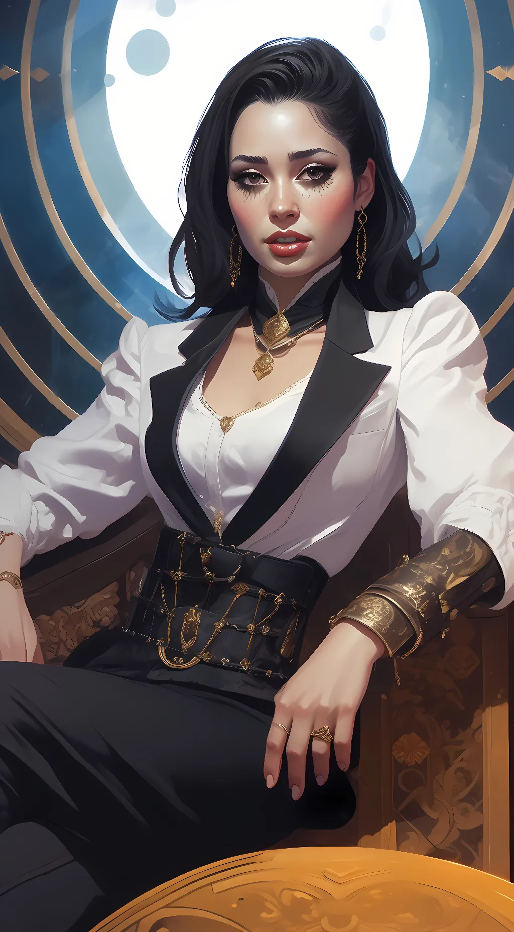 ai character: Elsa Rivera background