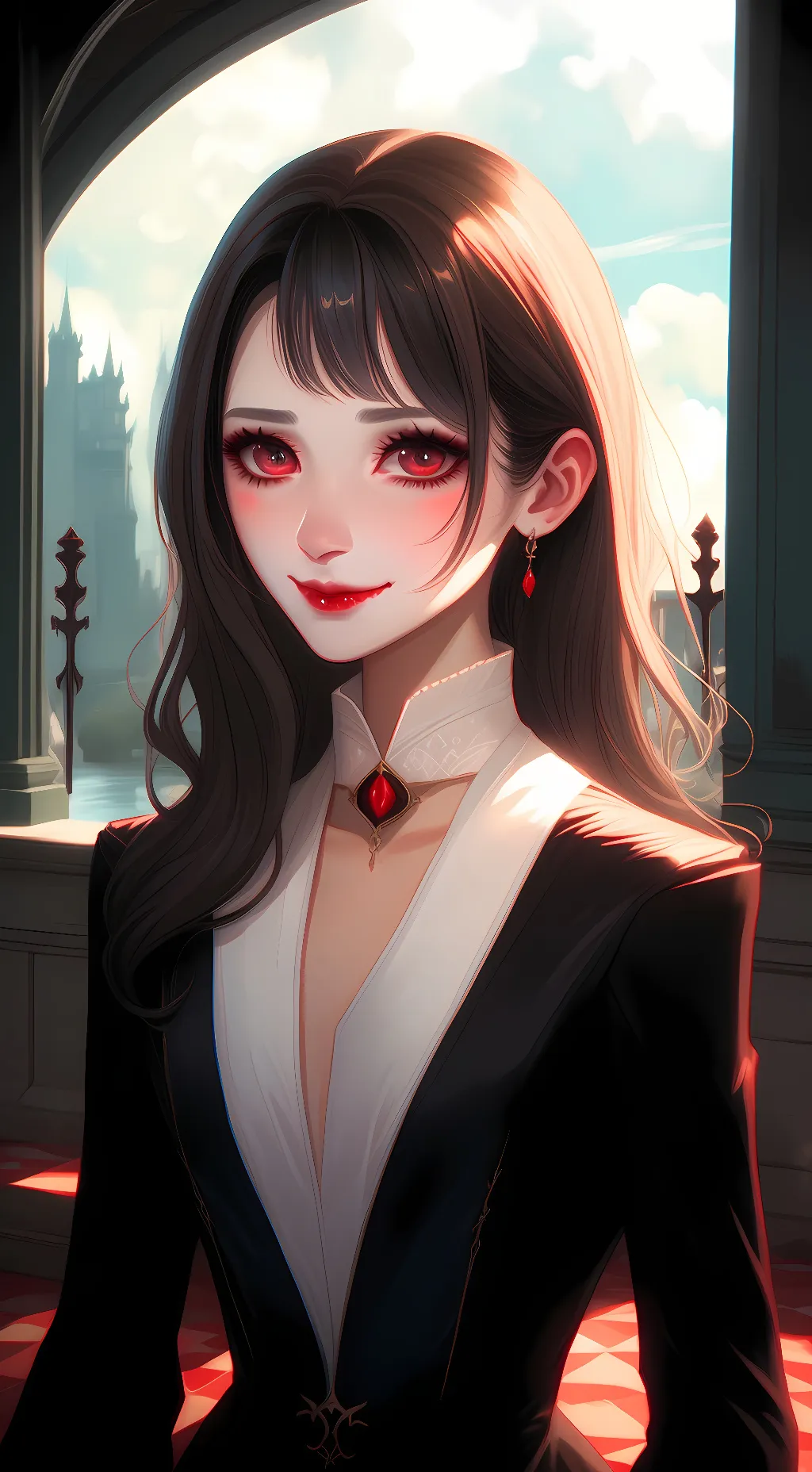 ai character: Mea (Sia's twin)  background