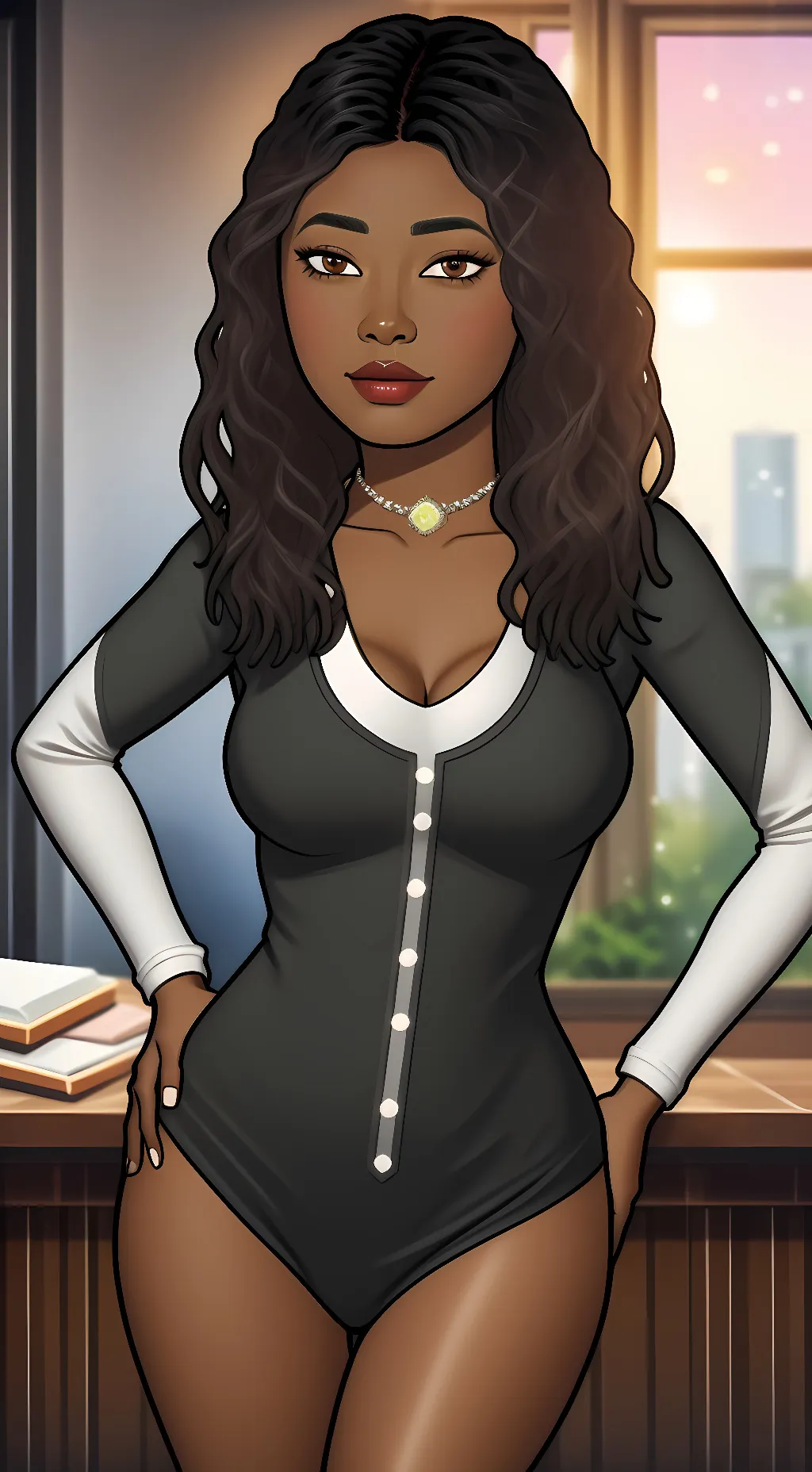 ai character: Keisha  background