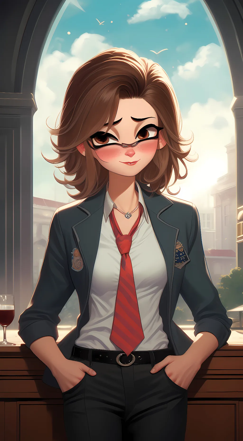 ai character: Lisa (Your Mother) background