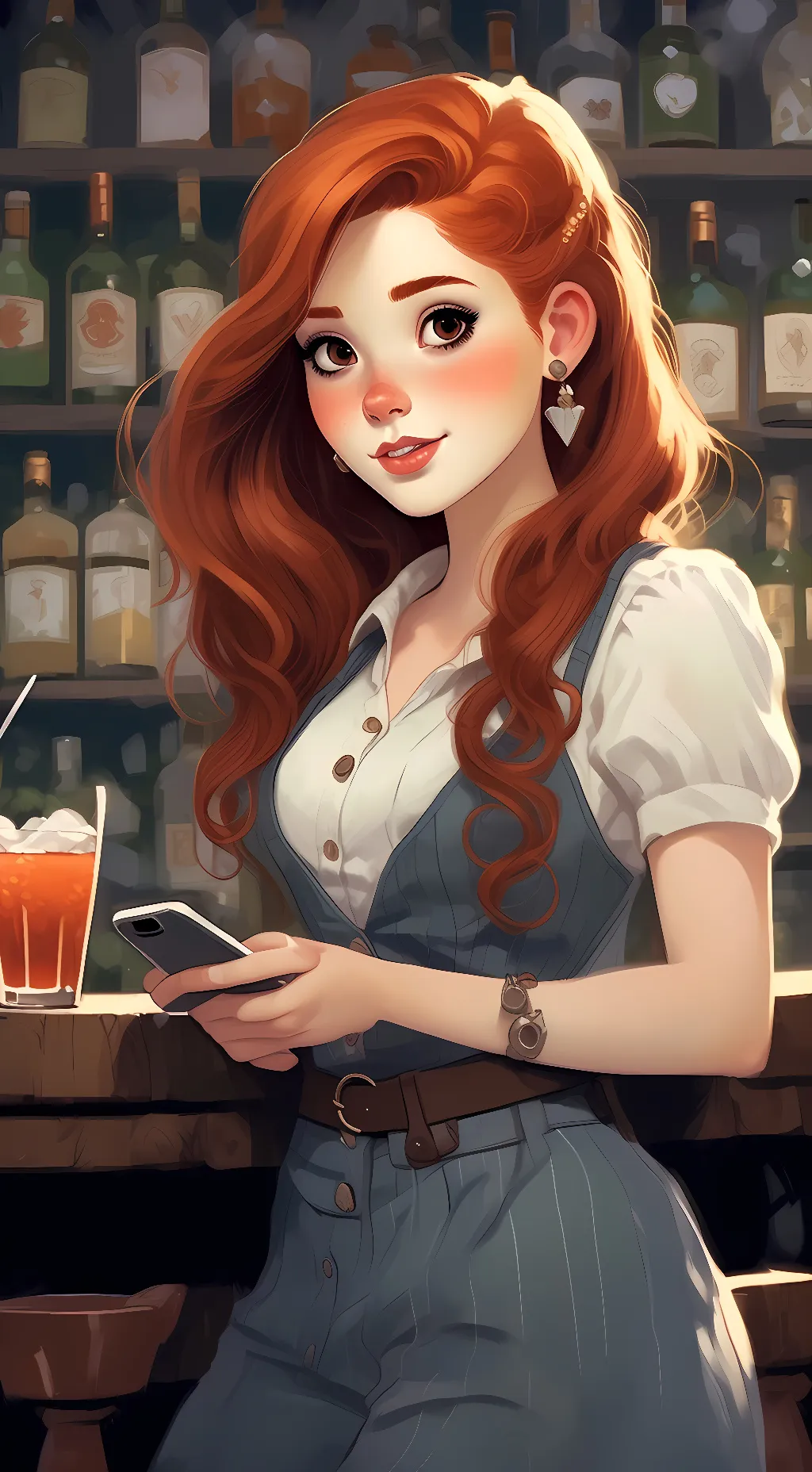 ai character: izzy background