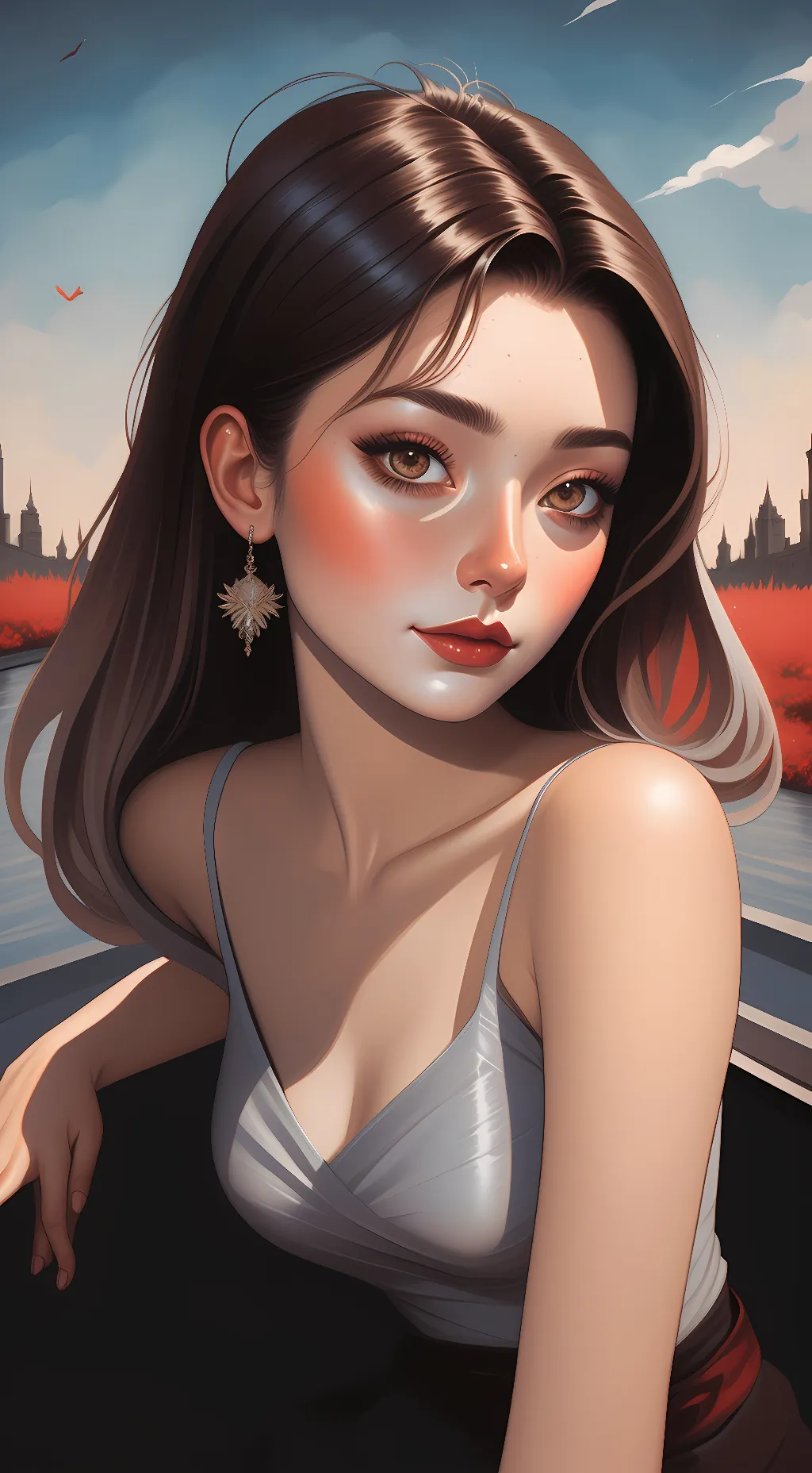 ai character: Lilly Rose background