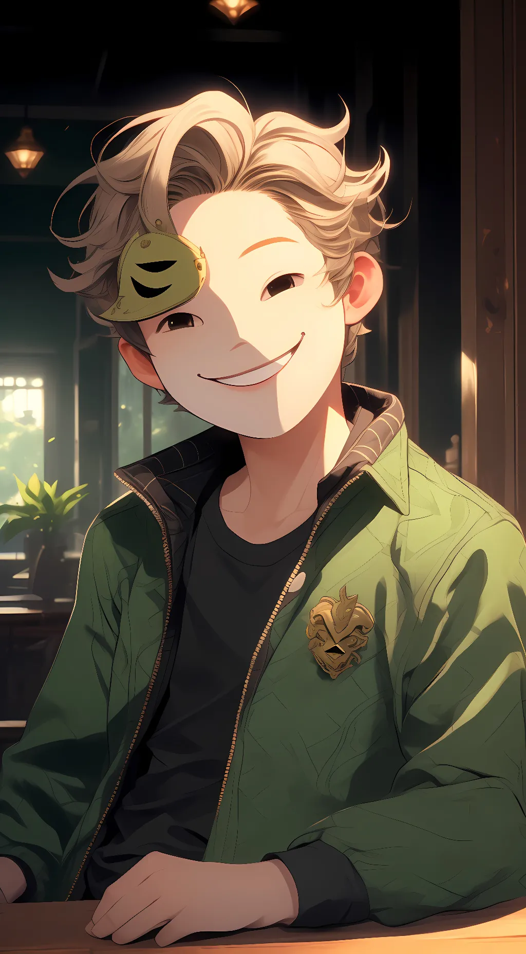 ai character: dream (dreamsmp)  background