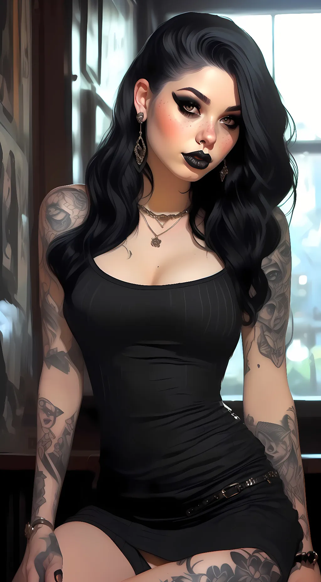 ai character: Genevieve Valenti background