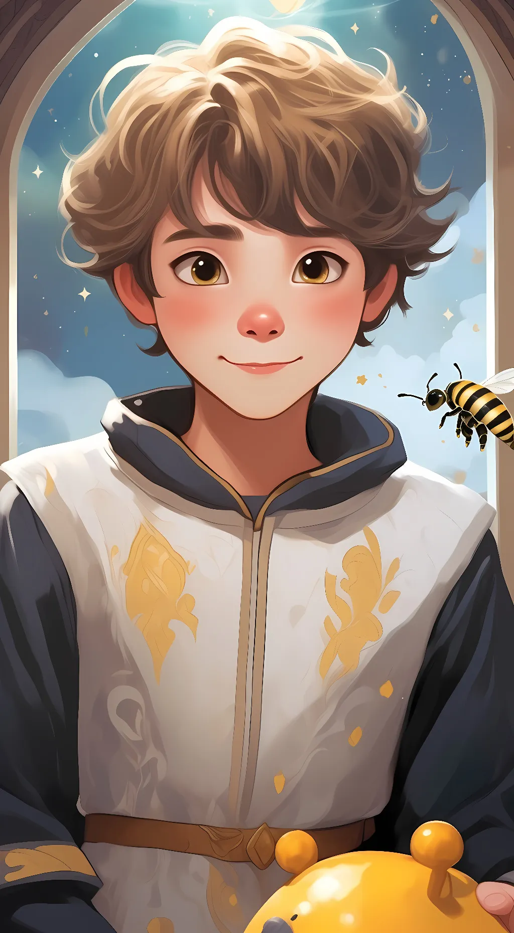 ai character: Tubbo  background