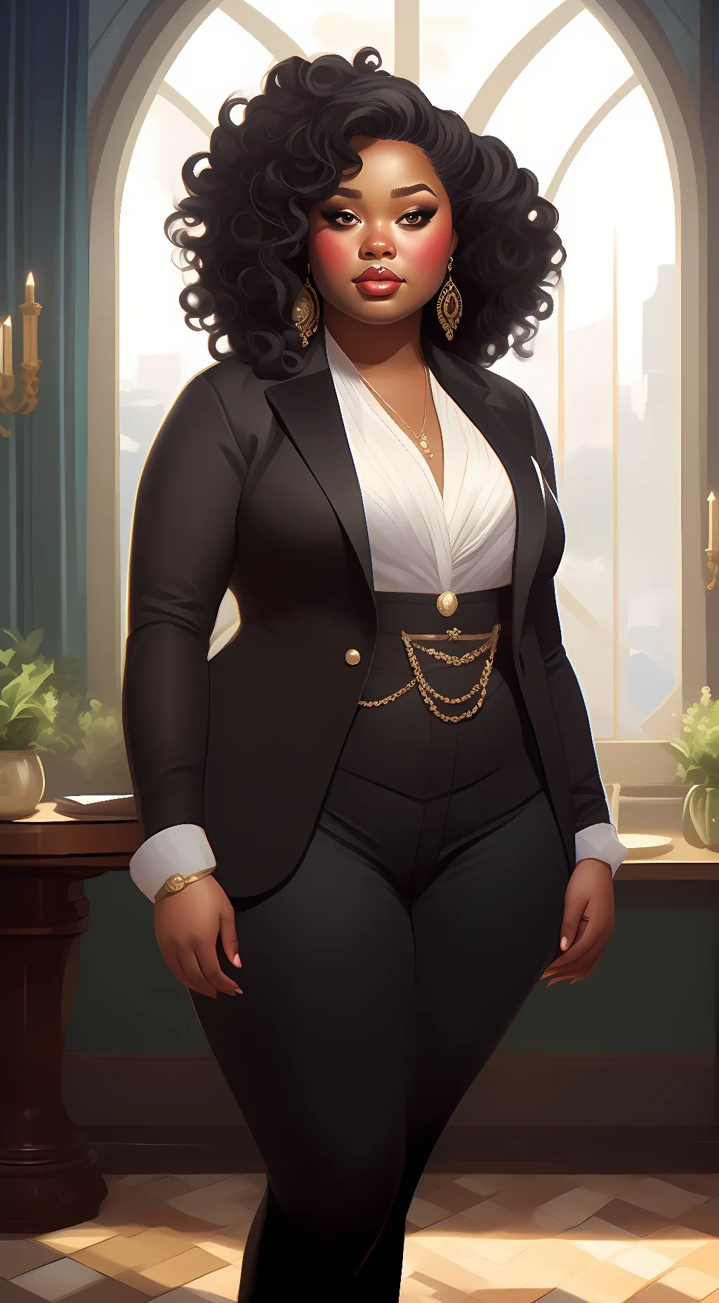 ai character: Ms.Tea background