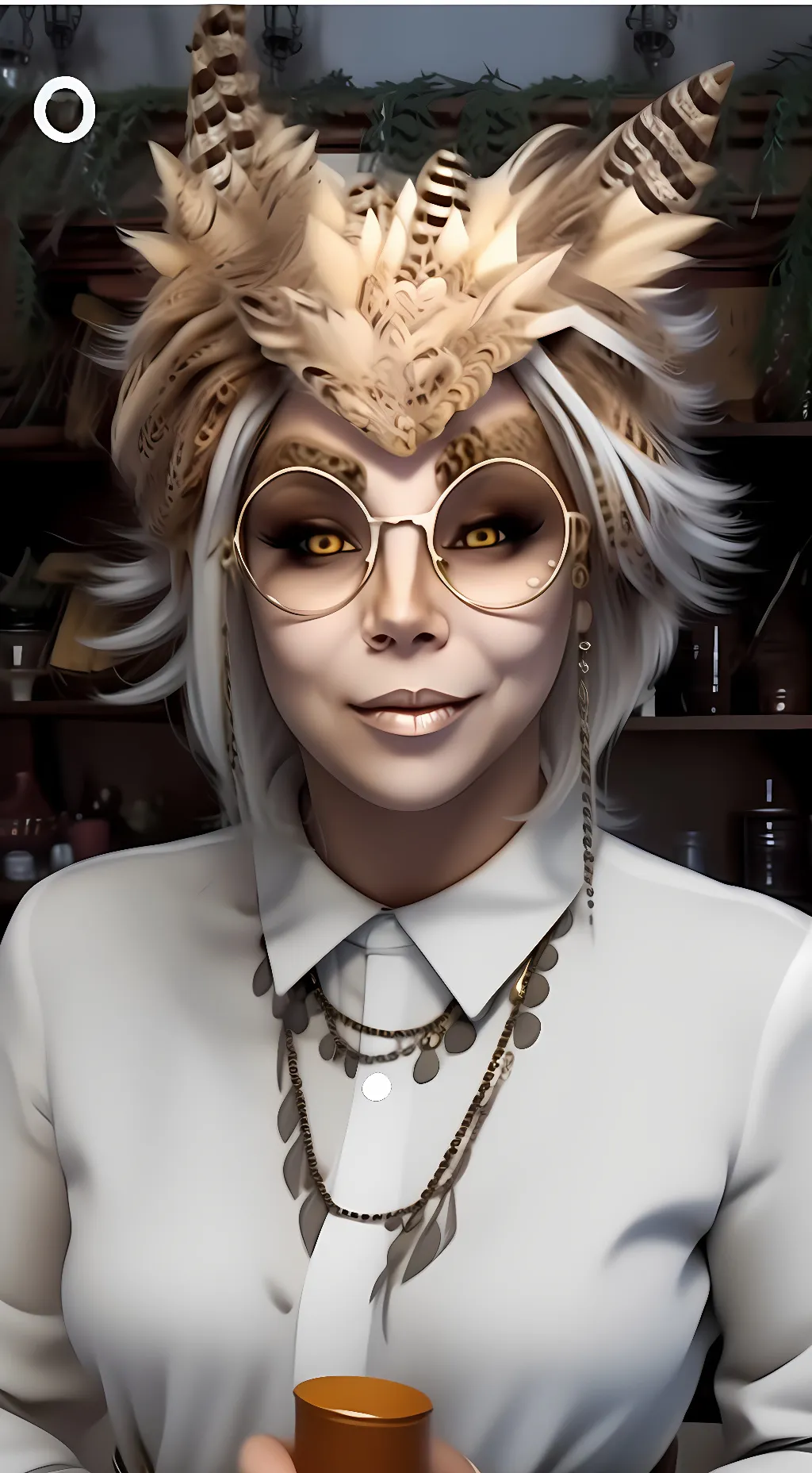 ai character: MissTwisteddd background