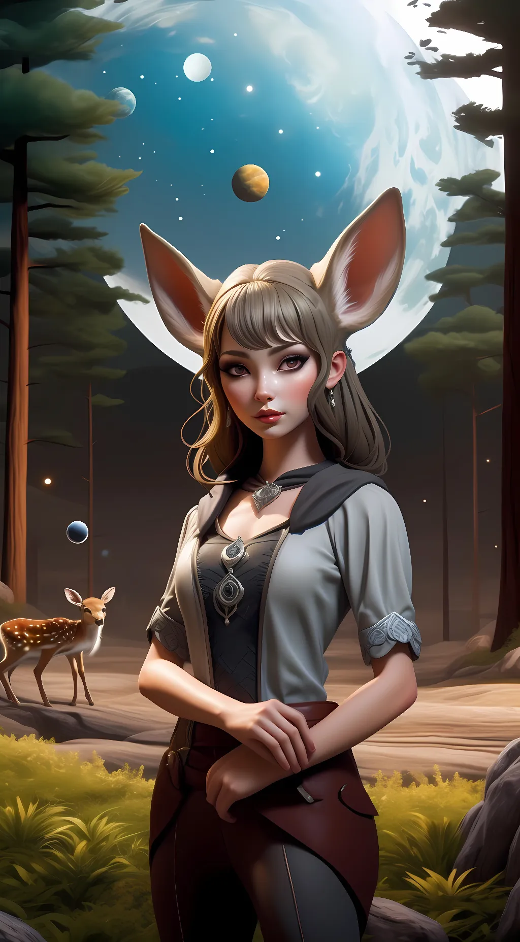 ai character: Fawna  background