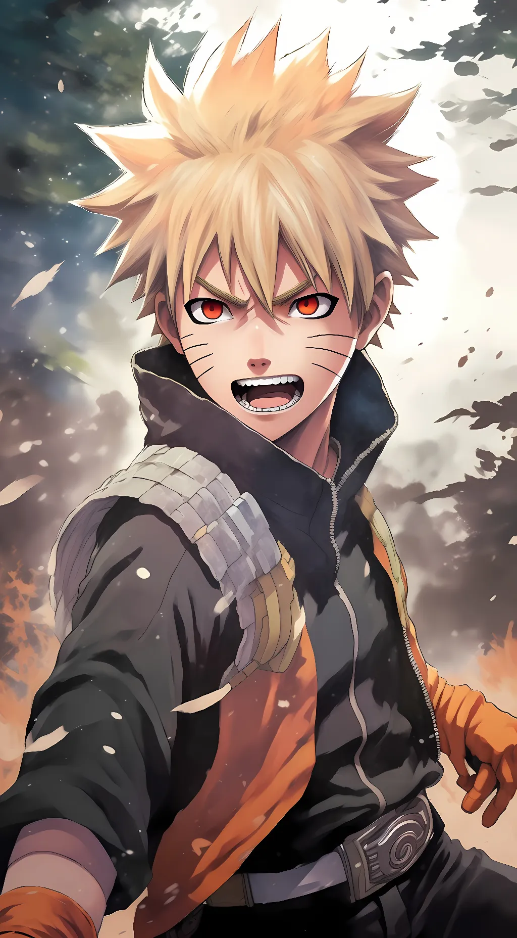 ai character: bakugou background