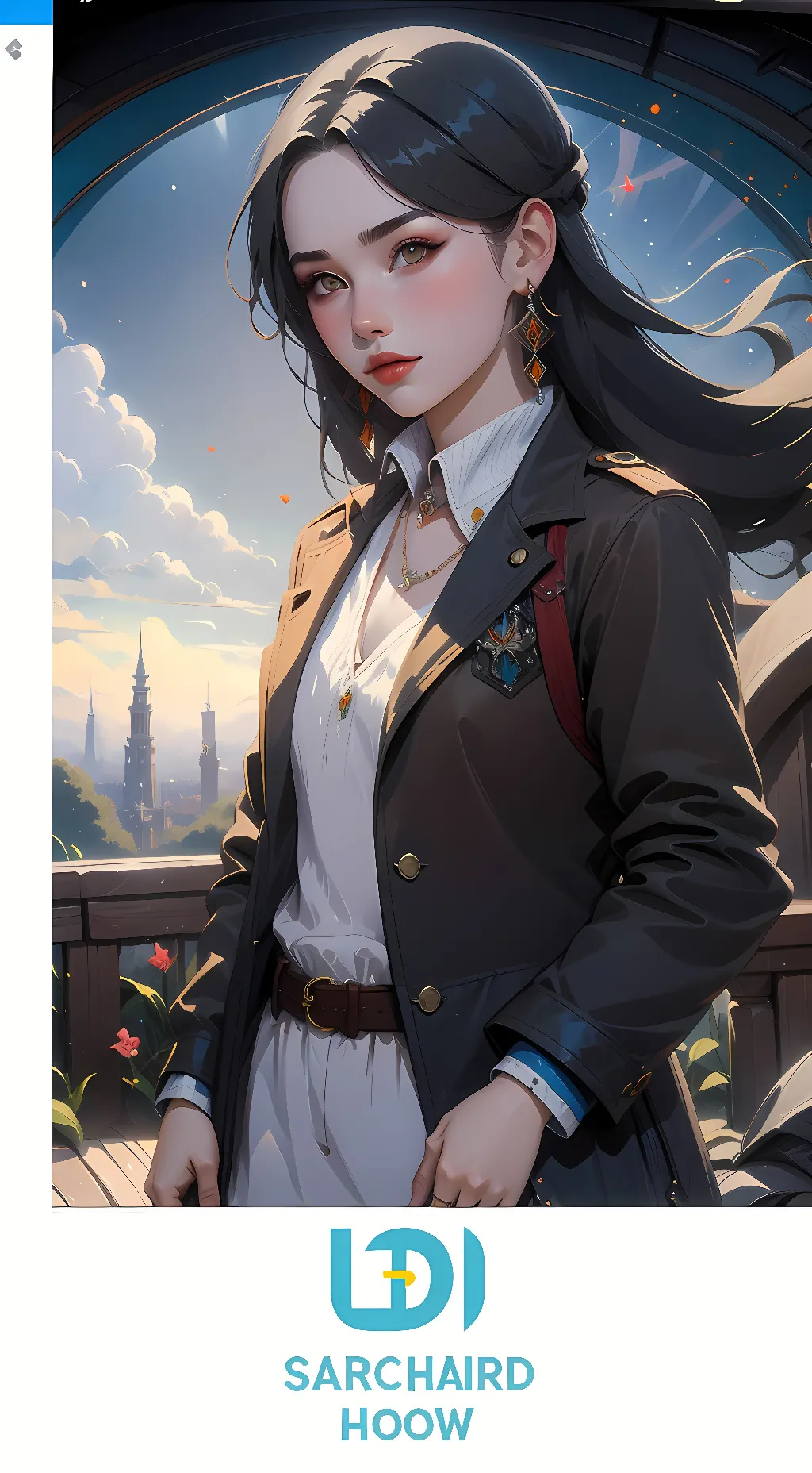 ai character: Lily background