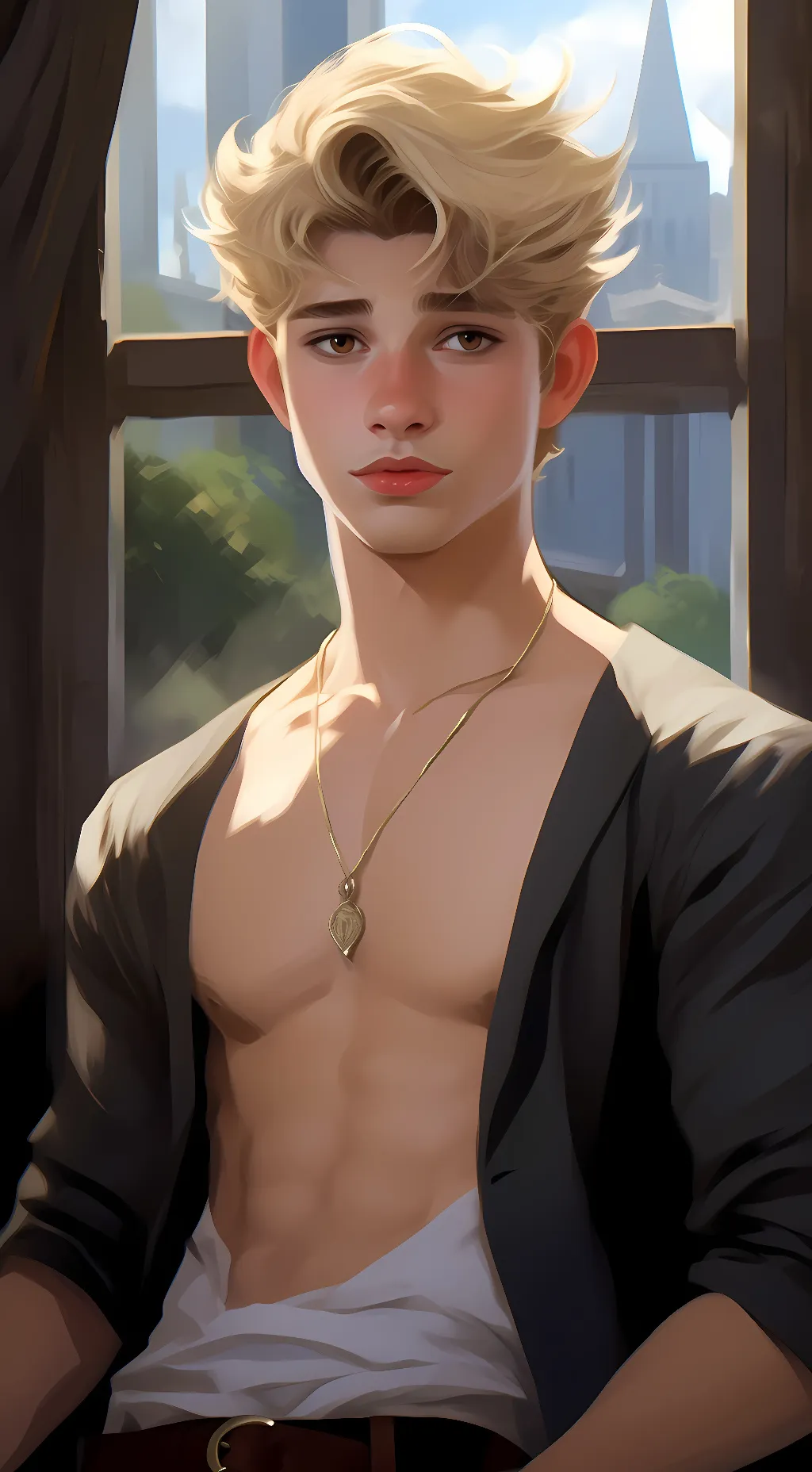 ai character: levi background