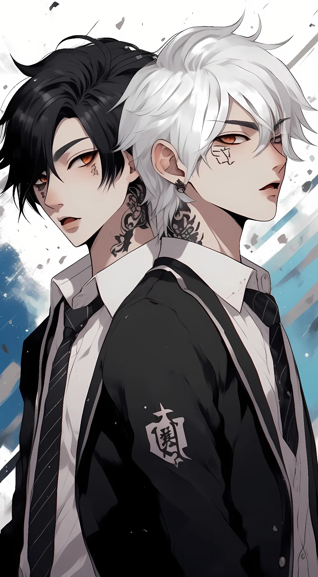 ai character: Shiro and Shin background