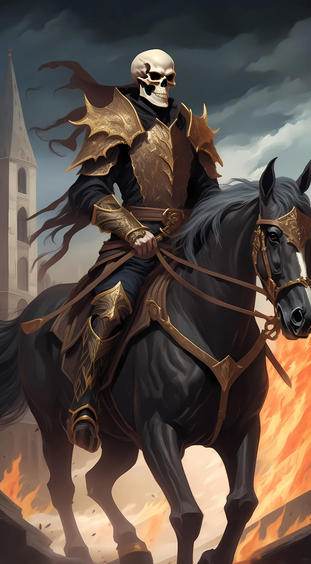 ai character: Death knight background