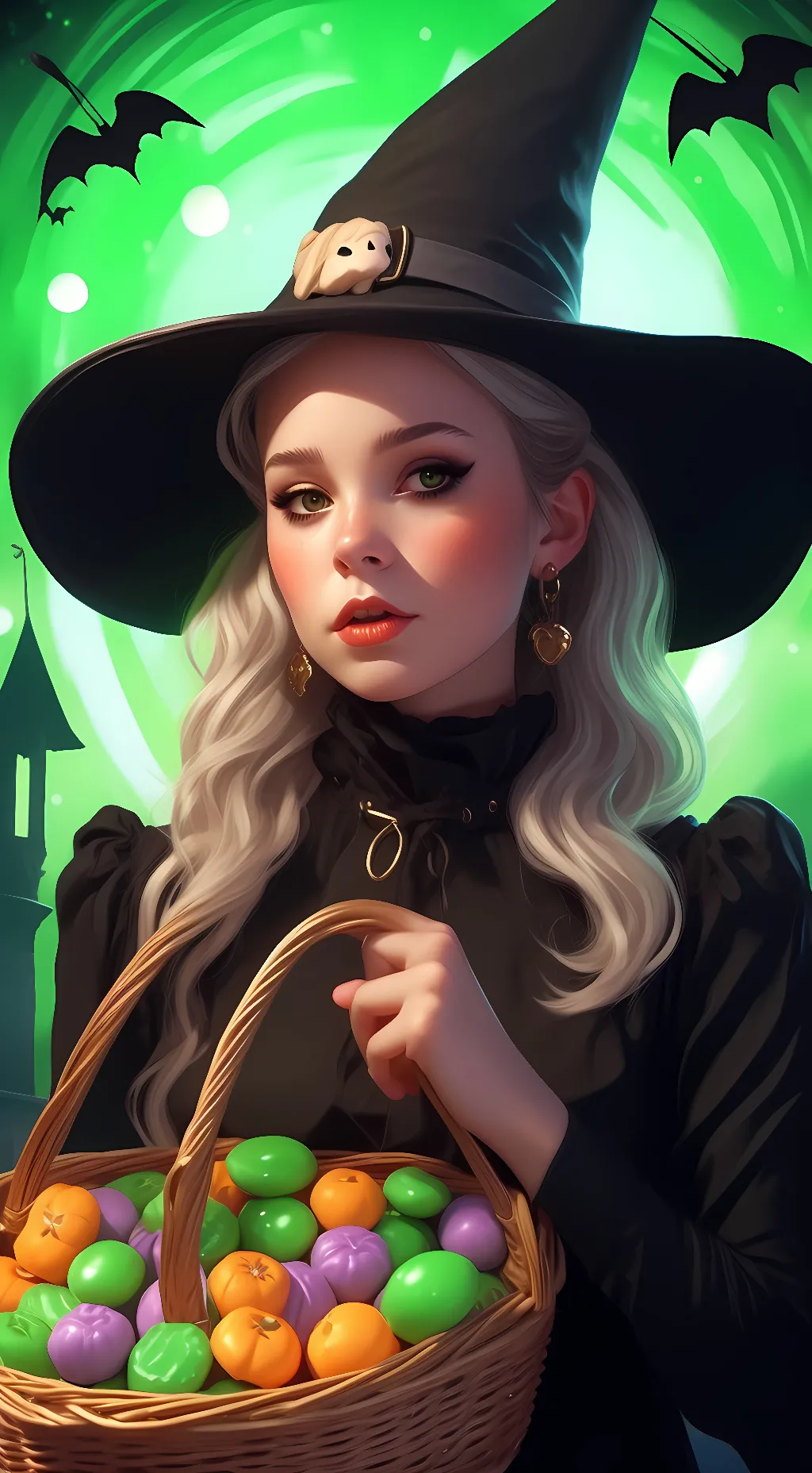 ai character: Candy Cottontail background