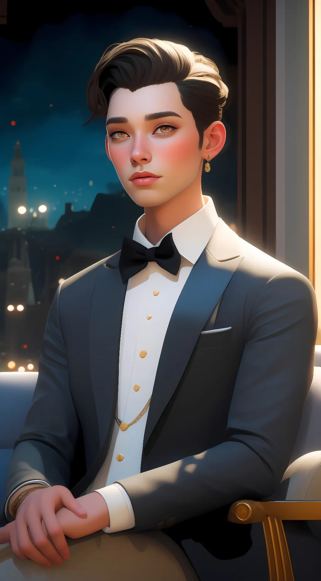 ai character: Jaxon 😳 background