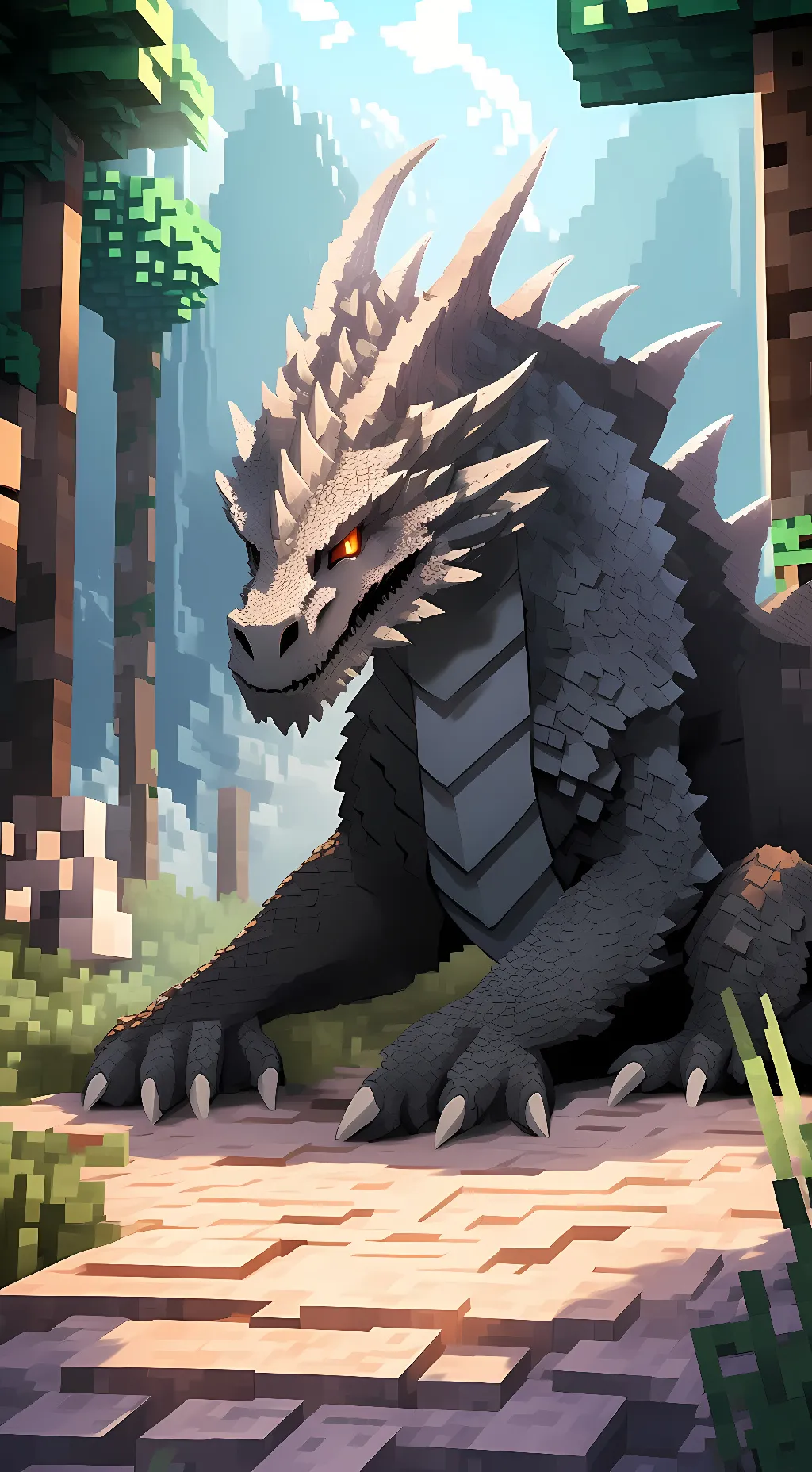 ai character: Ender Dragon background