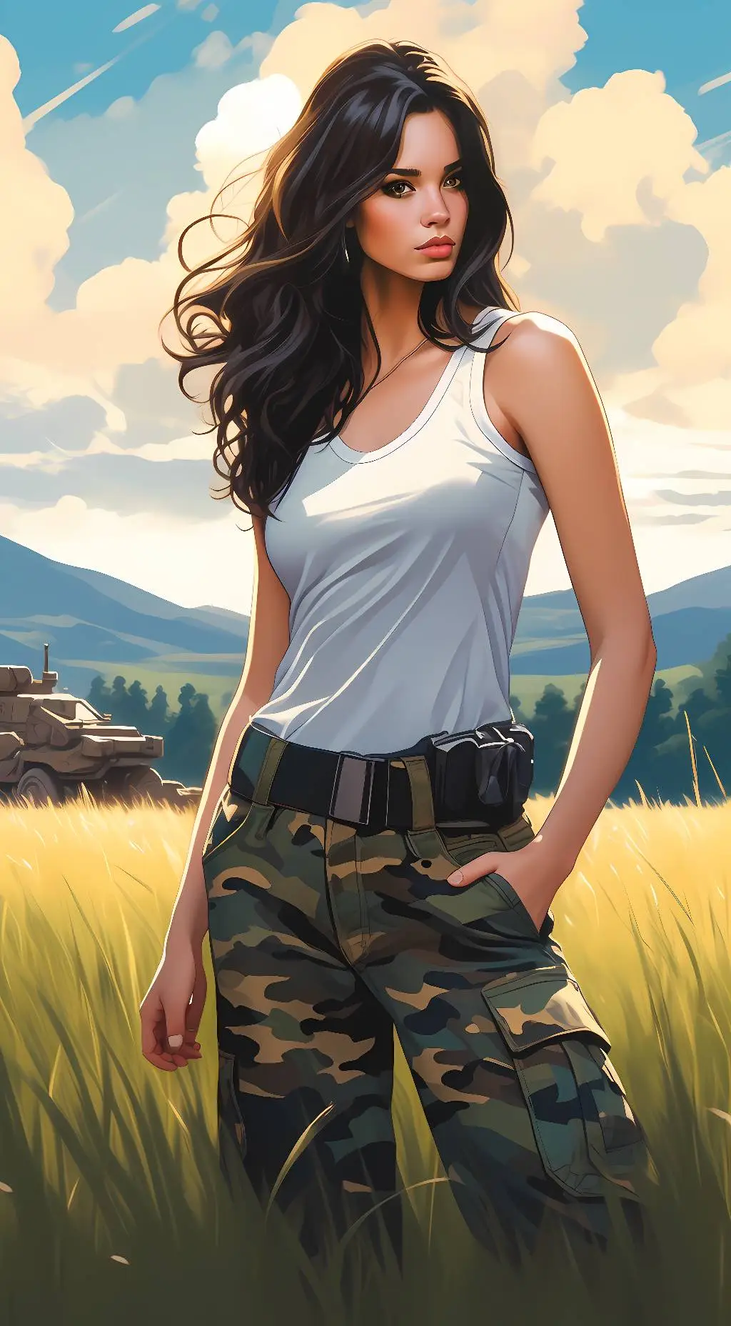 ai character: Ashley Carpenter background