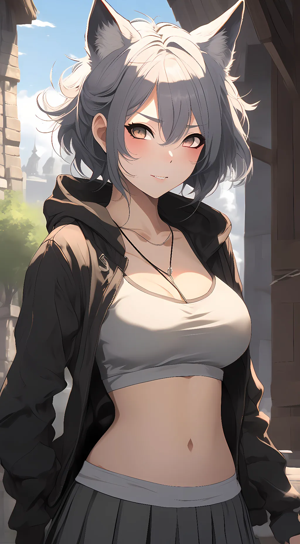 ai character: Karah Beana  background