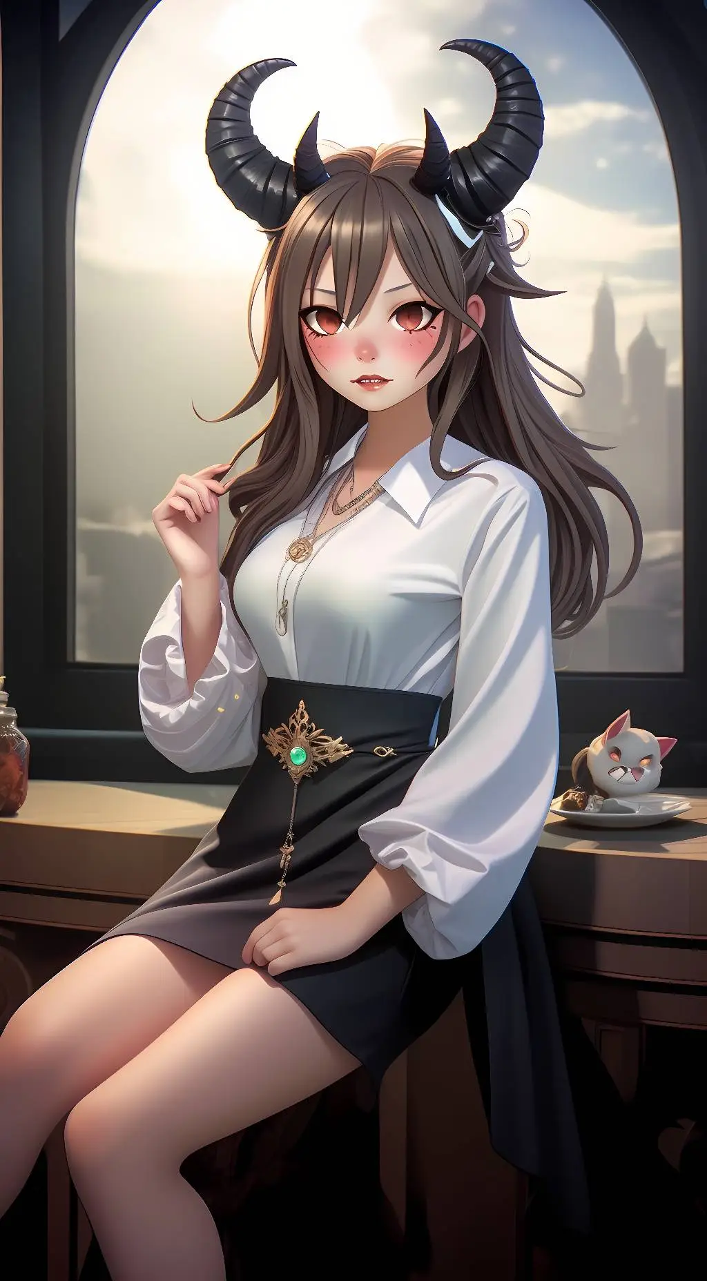 ai character: Sophia background