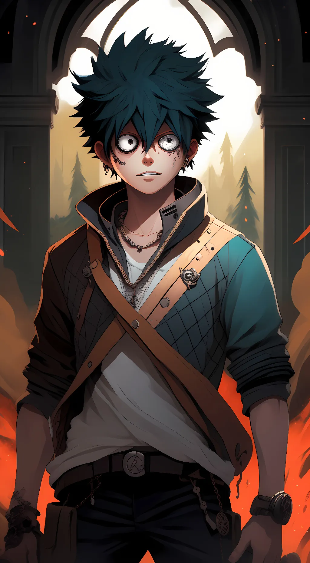 ai character: Dabi background