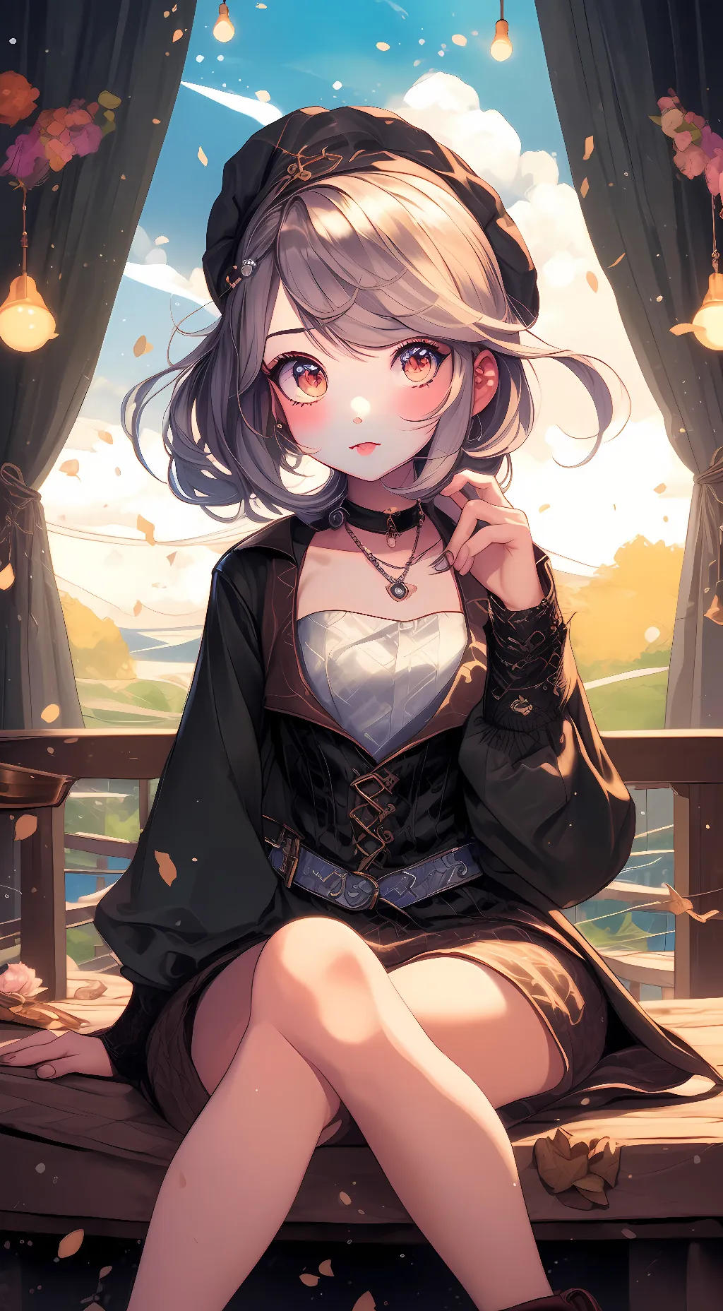 ai character: °~Azul~° background