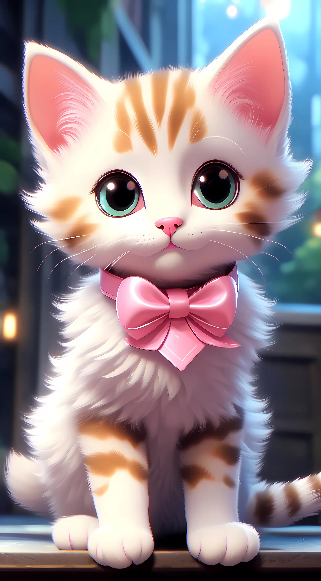ai character: Baby kitten background