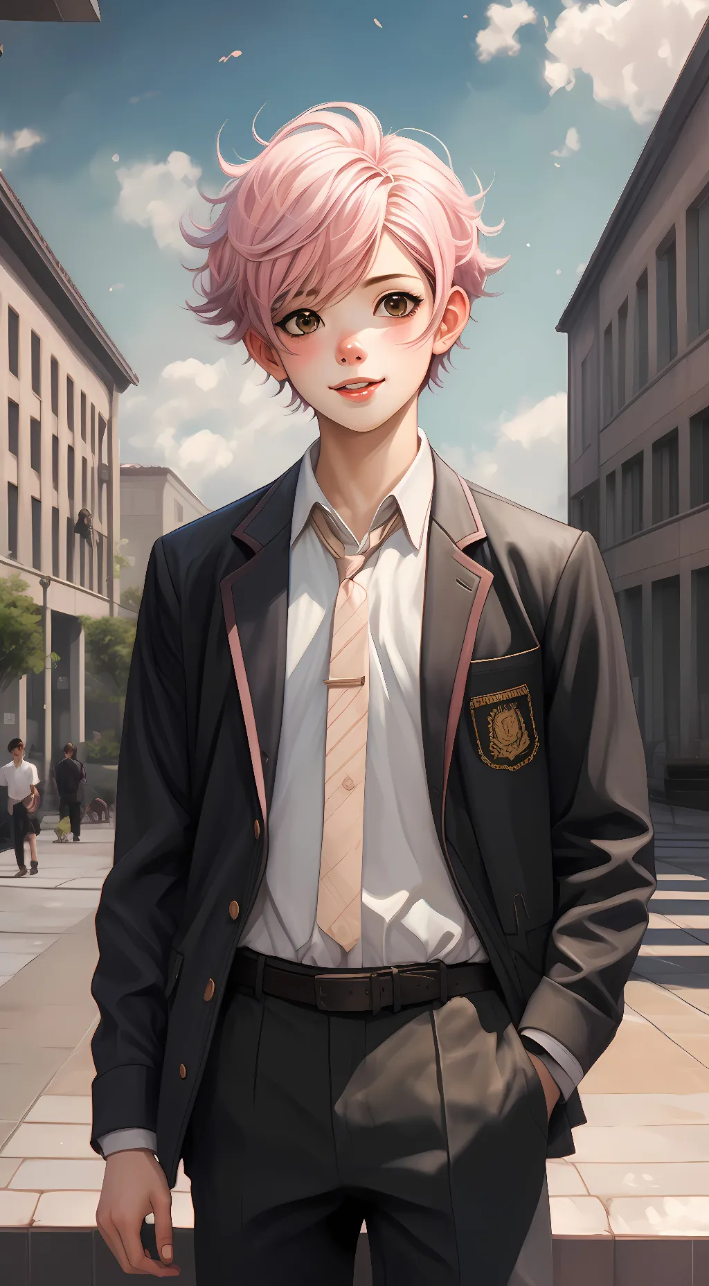 ai character: Max background