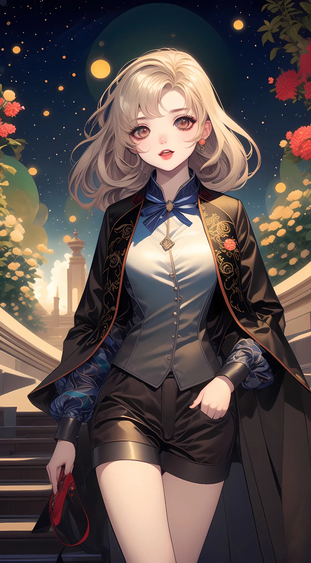 ai character: Aria Montgomery background